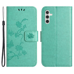 Coque de protection en cuir PU imprimé pour Samsung Galaxy S25/S24, résistante aux chutes 