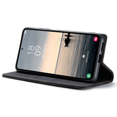 CASEME 013 Series For Samsung Galaxy S23 FE Case PU Leather Stand Folio Phone Cover