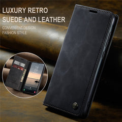 CASEME 013 Series For Samsung Galaxy S23 FE Case PU Leather Stand Folio Phone Cover