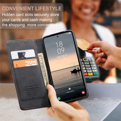 CASEME 013 Series For Samsung Galaxy S23 FE Case PU Leather Stand Folio Phone Cover
