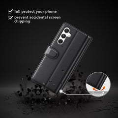 Étui portefeuille en cuir véritable pour Samsung Galaxy S24 