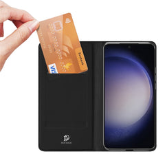 DUX DUCIS Skin Pro Series For Samsung Galaxy S24 Case Card Holders PU Leather Phone Cover