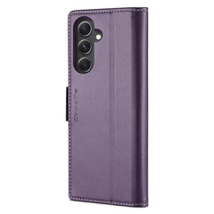 For Samsung Galaxy S23 FE Leather Case CASEME 023 RFID Blocking 3 Card Slot Mobile Cover