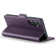 For Samsung Galaxy S23 FE Leather Case CASEME 023 RFID Blocking 3 Card Slot Mobile Cover