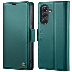 For Samsung Galaxy S23 FE Leather Case CASEME 023 RFID Blocking 3 Card Slot Mobile Cover