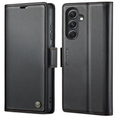 For Samsung Galaxy S23 FE Leather Case CASEME 023 RFID Blocking 3 Card Slot Mobile Cover