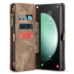 For Samsung Galaxy S23 FE Phone Cases CASEME Leather Cover with Detachable Wallet and Strap