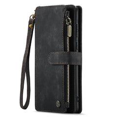 For Samsung Galaxy S23 FE Phone Cases with Strap CASEME C30 Zipper Multiple Card Holder PU Leather Cover