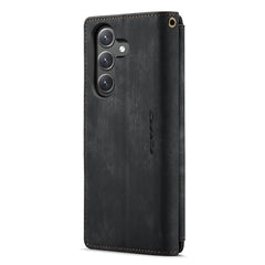 For Samsung Galaxy S23 FE Phone Cases with Strap CASEME C30 Zipper Multiple Card Holder PU Leather Cover