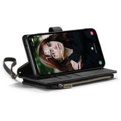 For Samsung Galaxy S23 FE Phone Cases with Strap CASEME C30 Zipper Multiple Card Holder PU Leather Cover