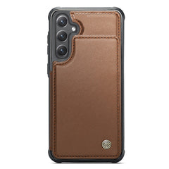 For Samsung Galaxy S23 FE Phone Case CASEME C22 Leather Back Cover with RFID Blocking Card Slots