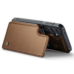 For Samsung Galaxy S23 FE Phone Case CASEME C22 Leather Back Cover with RFID Blocking Card Slots