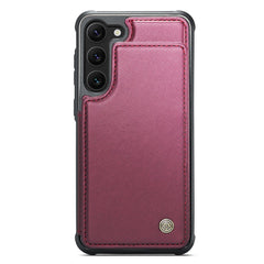 For Samsung Galaxy S23+ Phone Case CASEME C22 Leather Back Cover with RFID Blocking Card Slots