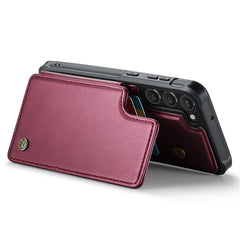 For Samsung Galaxy S23+ Phone Case CASEME C22 Leather Back Cover with RFID Blocking Card Slots