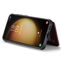 For Samsung Galaxy S23+ Phone Case CASEME C22 Leather Back Cover with RFID Blocking Card Slots
