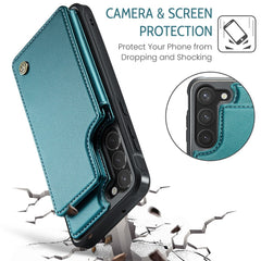 For Samsung Galaxy S23 Phone Case CASEME C22 Leather Back Cover with RFID Blocking Card Slots