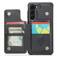 Für Samsung Galaxy S22+ 5G Handyhülle CASEME C22 Lederrückseite mit RFID-blockierenden Kartenfächern 