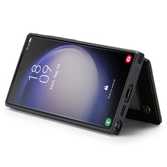 For Samsung Galaxy S22 Ultra 5G Phone Case CASEME C22 Leather Back Cover with RFID Blocking Card Slots