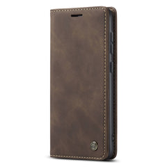 CASEME 013 Series For Samsung Galaxy S24 Case Anti-drop PU Leather Stand Cellphone Protector