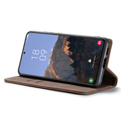 CASEME 013 Series For Samsung Galaxy S24 Case Anti-drop PU Leather Stand Cellphone Protector