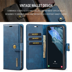 DG.MING for Samsung Galaxy S24 Case Detachable 2-in-1 Split Leather Phone Cover