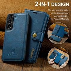 DG.MING for Samsung Galaxy S24 Case Detachable 2-in-1 Split Leather Phone Cover