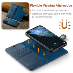 DG.MING for Samsung Galaxy S24 Case Detachable 2-in-1 Split Leather Phone Cover
