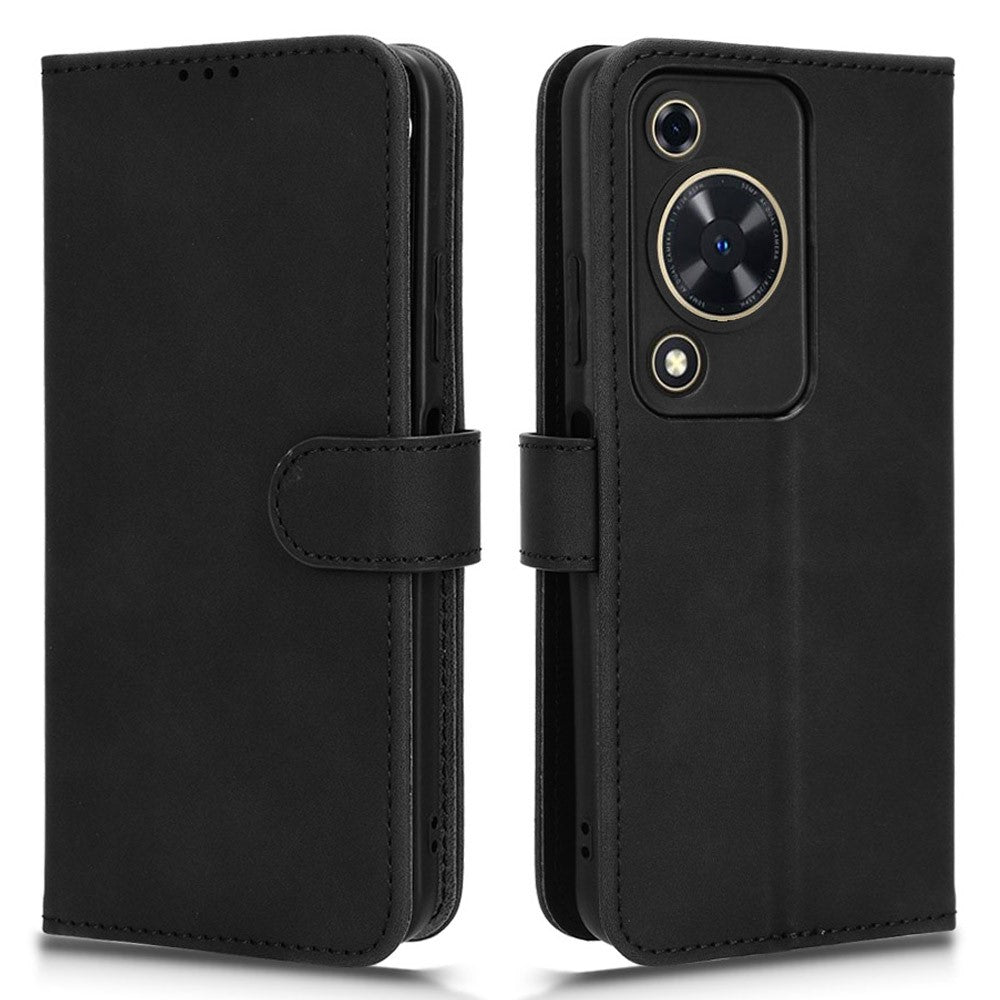 Für Huawei Enjoy 70 4G / nova Y72 4G Soft-Touch Flip Leder Cover Stand Schutzhülle 