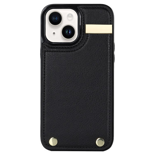 For iPhone 13 Card Holder Phone Case TPU + PU Leather Protective Cove - TechGearPal