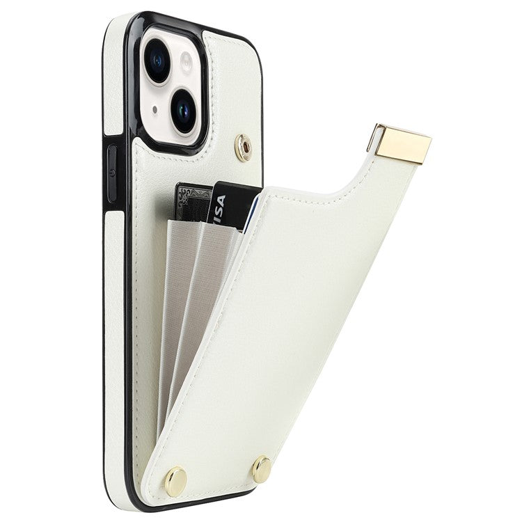 For iPhone 13 Card Holder Phone Case TPU + PU Leather Protective Cove - TechGearPal
