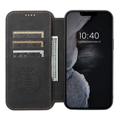 SUTENI J06 For iPhone 15 Plus Case Litchi Texture PU Leather+TPU Cover Compatible with MagSaf - TechGearPal