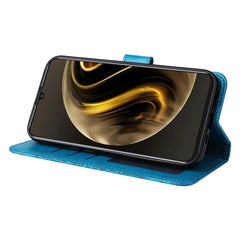 Étui portefeuille en cuir imprimé pour Huawei Enjoy 70 4G / Nova Y72 4G 
