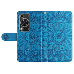 Étui portefeuille en cuir imprimé pour Huawei Enjoy 70 4G / Nova Y72 4G 