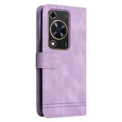 Étui portefeuille en cuir avec support et dragonne pour Huawei Enjoy 70 4G / Nova Y72 4G 