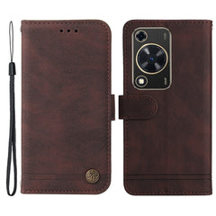 Étui portefeuille en cuir avec support et dragonne pour Huawei Enjoy 70 4G / Nova Y72 4G 