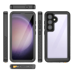 Coque étanche REDPEPPER série FS IP68 pour Samsung Galaxy S24, coque arrière transparente 