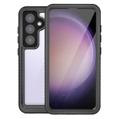 Coque étanche REDPEPPER série FS IP68 pour Samsung Galaxy S24, coque arrière transparente 