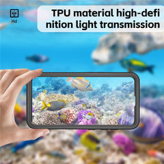 Coque étanche REDPEPPER série FS IP68 pour Samsung Galaxy S24, coque arrière transparente 