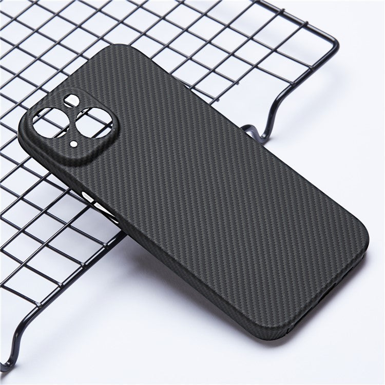 Phone Shell for iPhone 14 Plus Case Magnetic 600D Fine Texture Aramid Fiber Phone Cover (Precise Lens Hole) - TechGearPal