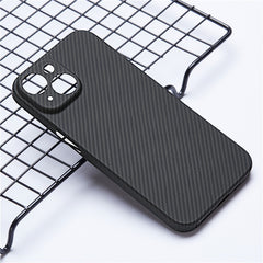 Phone Shell for iPhone 14 Plus Case Magnetic 600D Fine Texture Aramid Fiber Phone Cover (Precise Lens Hole) - TechGearPal