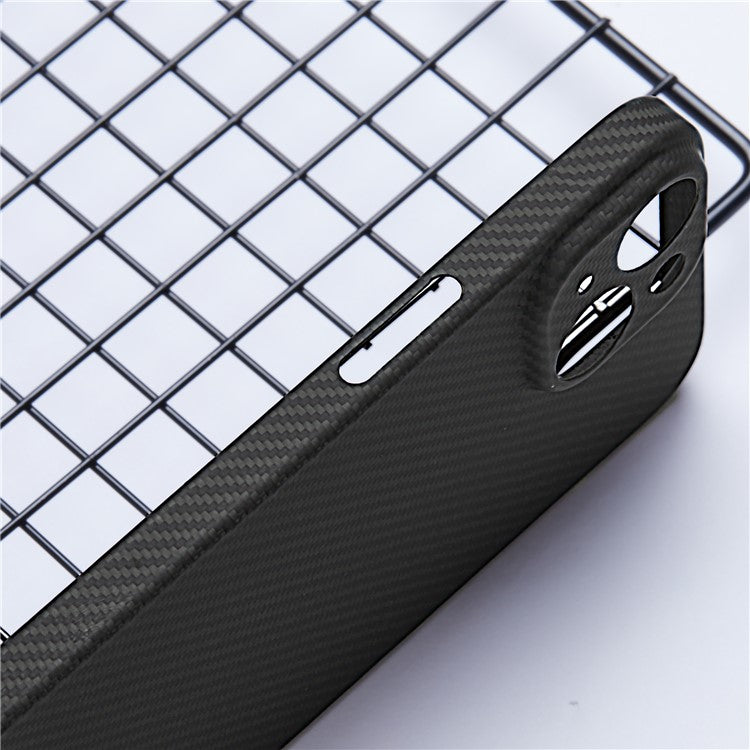 Phone Shell for iPhone 14 Plus Case Magnetic 600D Fine Texture Aramid Fiber Phone Cover (Precise Lens Hole) - TechGearPal