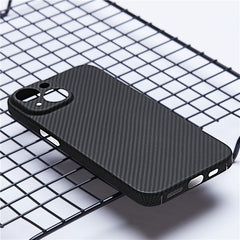 Phone Shell for iPhone 14 Plus Case Magnetic 600D Fine Texture Aramid Fiber Phone Cover (Precise Lens Hole) - TechGearPal