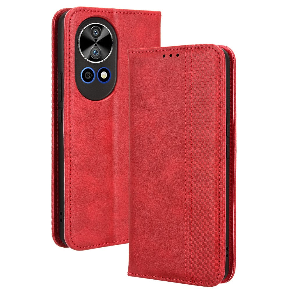 Étui portefeuille en cuir PU résistant aux chocs avec fermeture magnétique pour Huawei Nova 13 4G / Nova 13 5G / Nova 12 5G 
