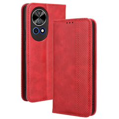 Étui portefeuille en cuir PU résistant aux chocs avec fermeture magnétique pour Huawei Nova 13 4G / Nova 13 5G / Nova 12 5G 