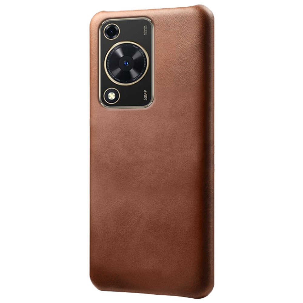 Coque antichoc en cuir de veau texturé pour Huawei Enjoy 70 4G / Nova Y72 4G 