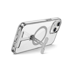WIWU FYY-014 For iPhone 15 Plus Kickstand Case Compatible with MagSafe PC Clear Phone Cove - TechGearPal