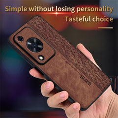 Coque AZNS pour Huawei Enjoy 70 4G / Nova Y72 4G, étui de protection en cuir PU imprimé et TPU 
