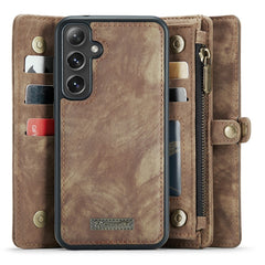For Samsung Galaxy S24 Phone Cases CASEME Leather Cover with Detachable Wallet and Strap
