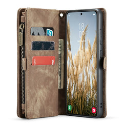 For Samsung Galaxy S24 Phone Cases CASEME Leather Cover with Detachable Wallet and Strap
