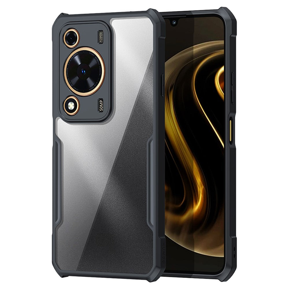 Coque XUNDD pour Huawei Enjoy 70 4G / Nova Y72 4G, coque arrière transparente anti-rayures en TPU et acrylique 